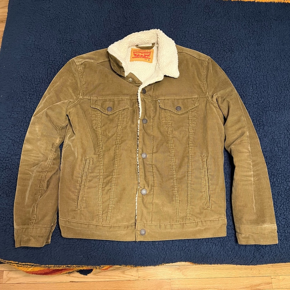 Corduroy Fleece Lined Jacket